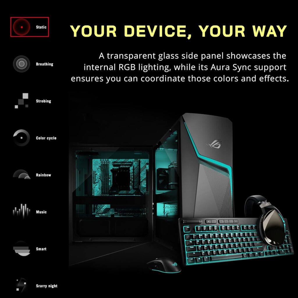 ASUS 2022 ROG Gaming Desktop, Intel Core i5-11400F Processor, 16GB DDR4 RAM, 512GB SSD, NVIDIA GeForce GTX 1660 Ti 6GB DDR6, WiFi 6, Win 11, Grey, 32GB Snowbell USB Card