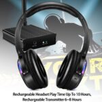 AYVVPII Rechargeable Wireless Silent Disco Headphones Review