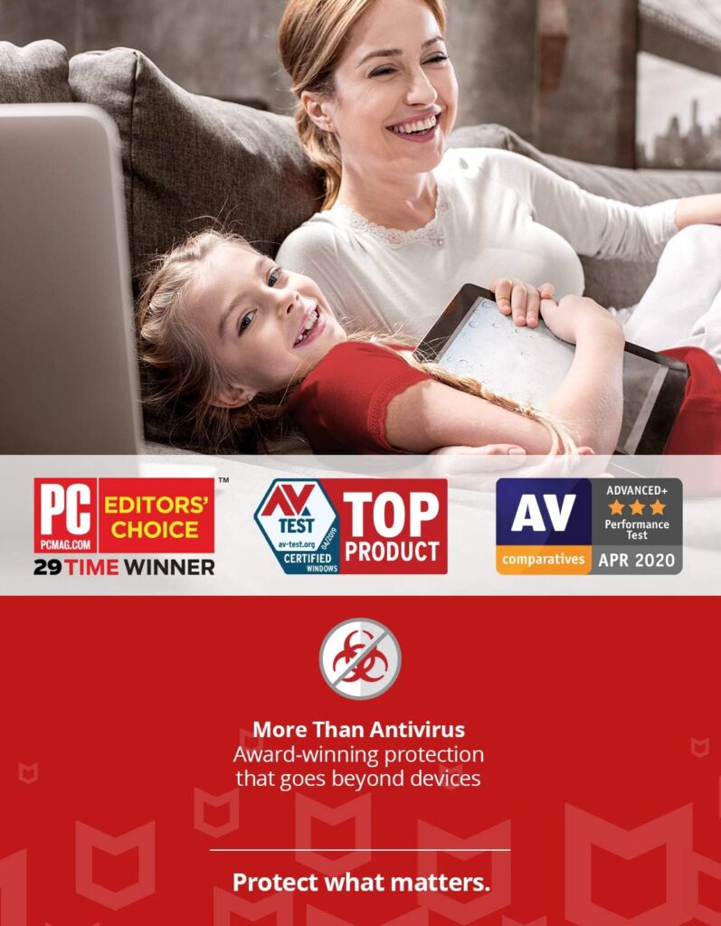 [Old Version] McAfee Mobile Security Plus VPN 2021, 1 Phone or Tablet, Antivirus Software, Internet Security, 1 year - Download Code