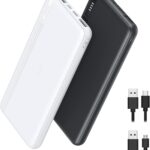 Portable Charger 2-Pack 10000mAh Power Bank Ultra Slim External Phone Battery Pack Review