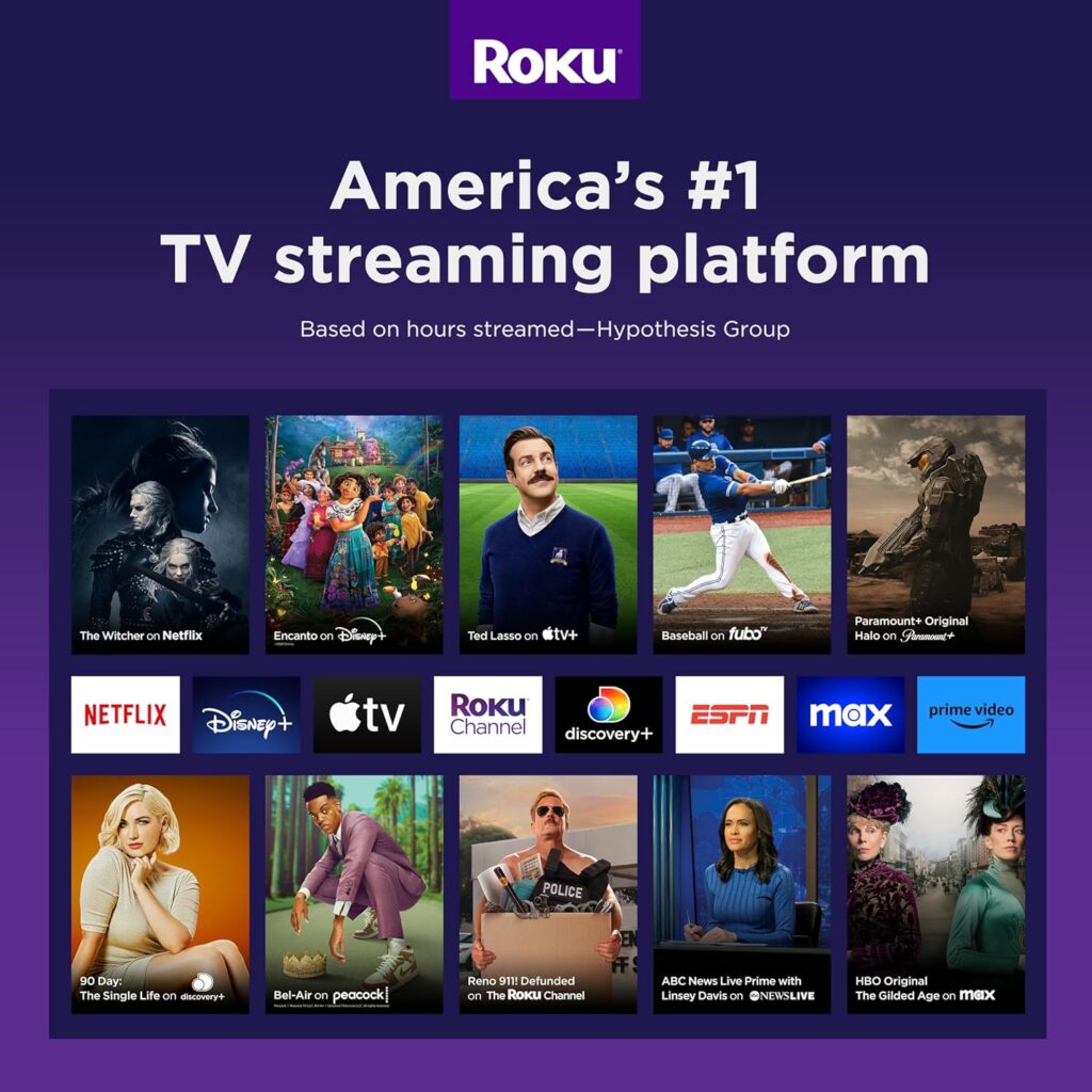 Roku 40 Select Series 1080p Full HD Smart RokuTV with Voice Remote, Bright Picture, Customizable Home Screen, and Free TV