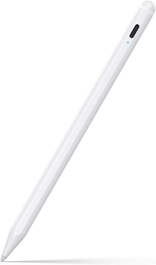 Stylus Pen for iPad 9th10th Generation-2X Fast Charge Active Pencil Compatible with 2018-2023 Apple iPad Pro1112.9, iPad Air 3/4/5,iPad 6-10,iPad Mini 5/6 Gen-White